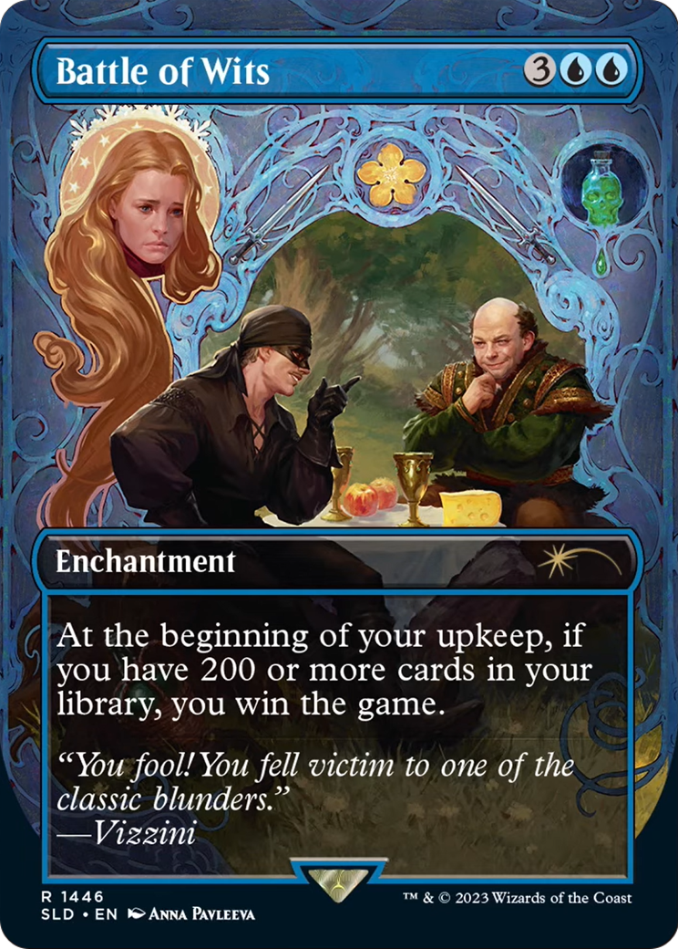 Battle of Wits (SLD-1446) (Borderless) [Secret Lair Drop] Foil