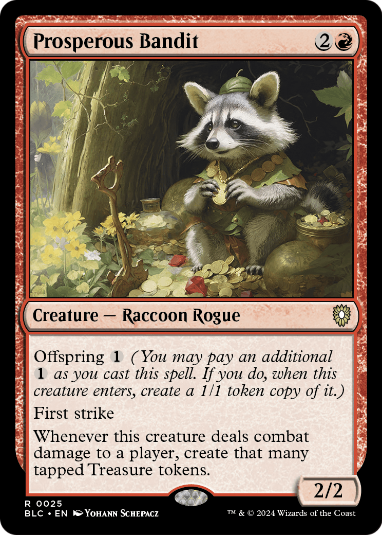 Prosperous Bandit (BLC-025) [Bloomburrow Commander]