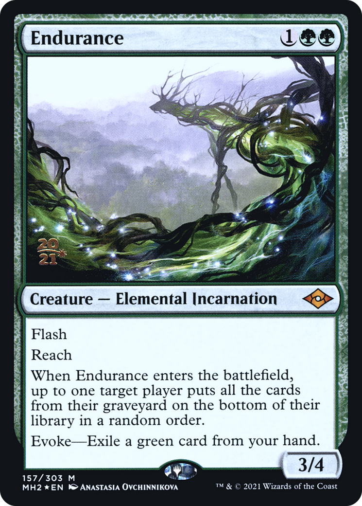 Endurance (PRE-157) [Modern Horizons 2 Promos] Foil