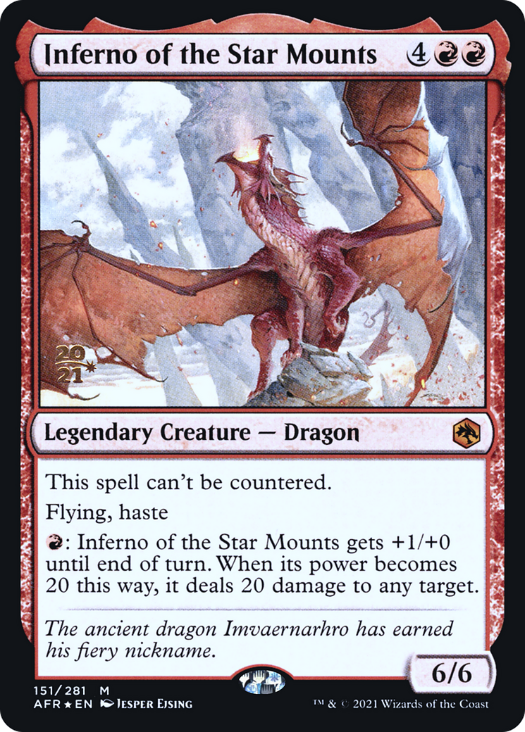 Inferno of the Star Mounts (PRE-151) [Adventures in the Forgotten Realms Promos] Foil