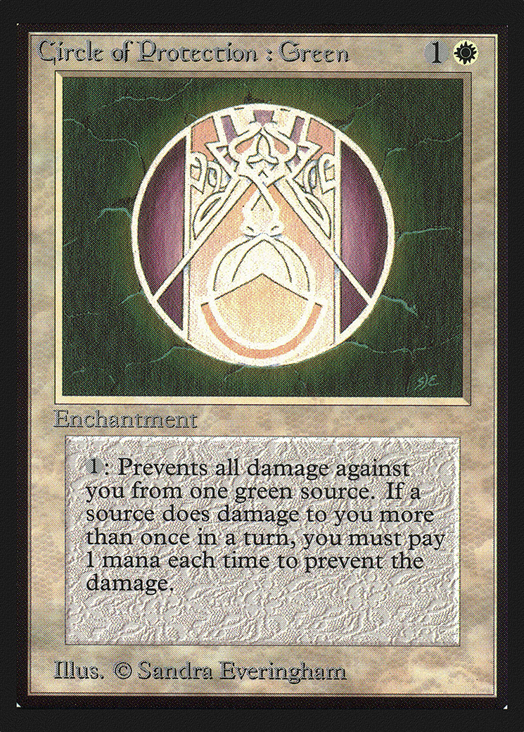 Circle of Protection: Green (CE) [Collectors' Edition]