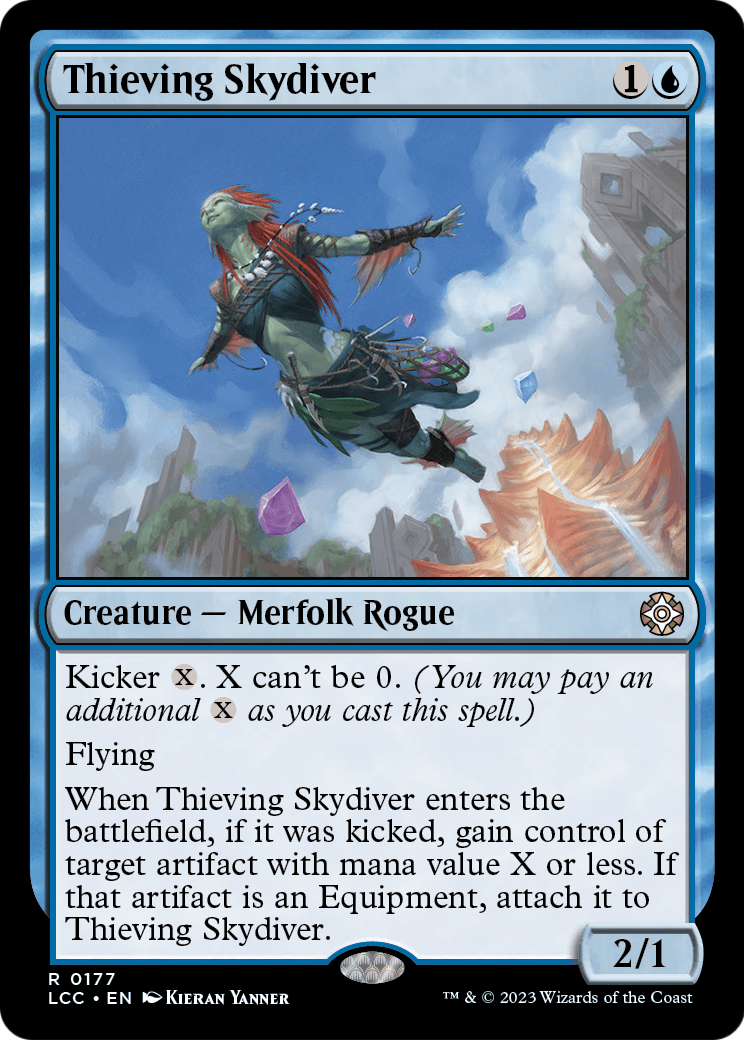 Thieving Skydiver [Commander: The Lost Caverns of Ixalan]