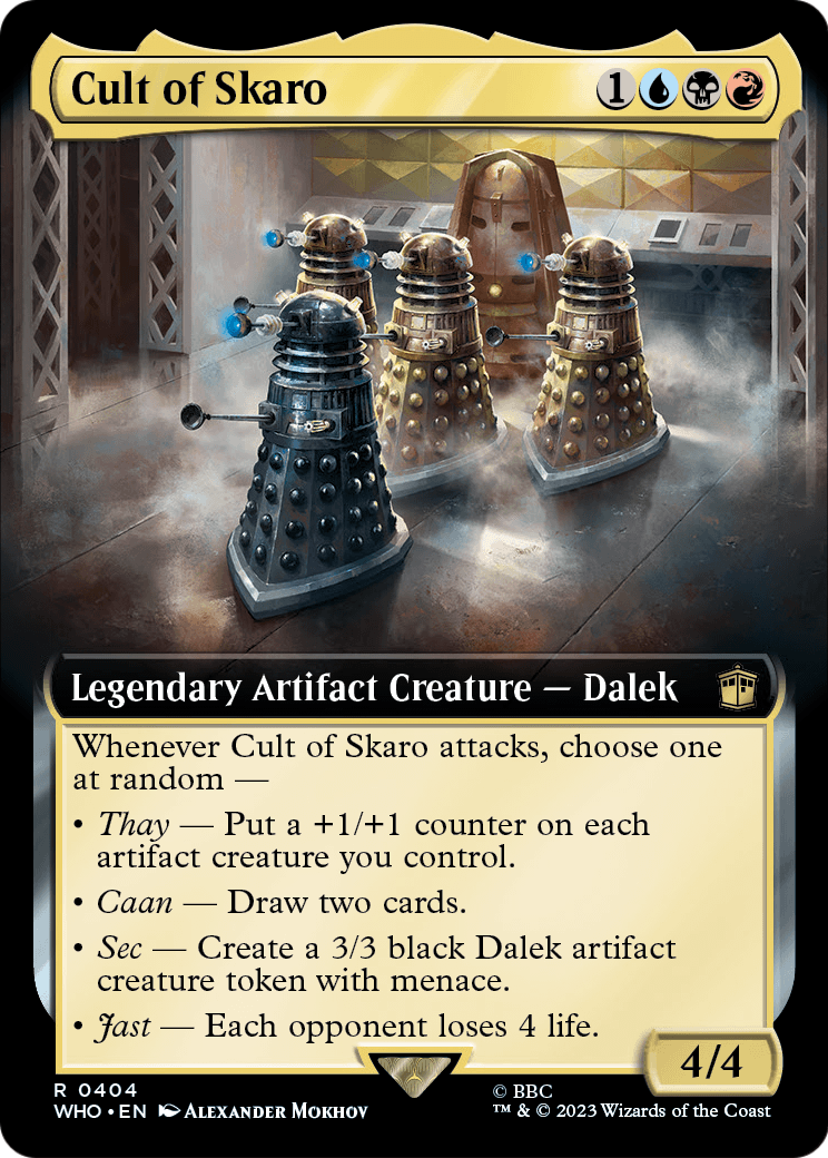 Cult of Skaro (Extended Art) (WHO-404) [Doctor Who] Foil