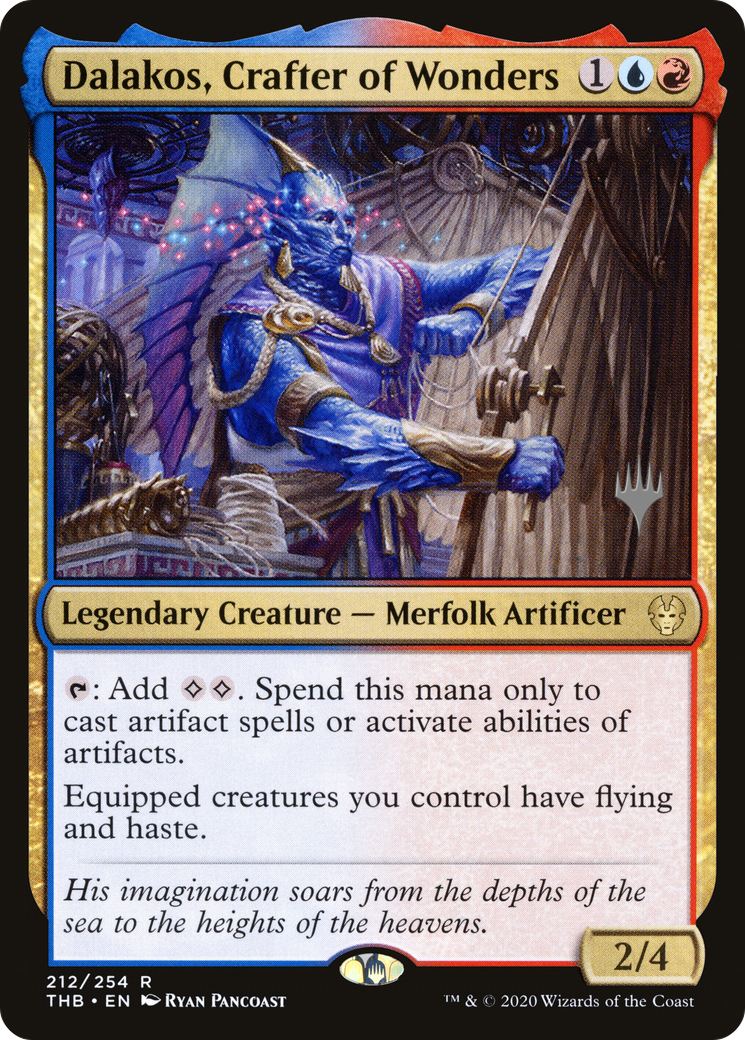 Dalakos, Crafter of Wonders (PPTHB-212) [Promo Pack: Theros Beyond Death Promos]