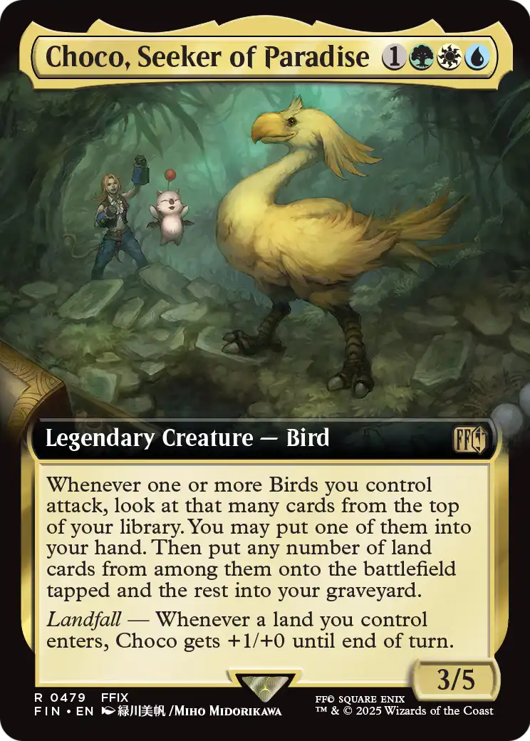 Choco, Seeker of Paradise (Extended Art) (FIN-479) [FINAL FANTASY] Foil