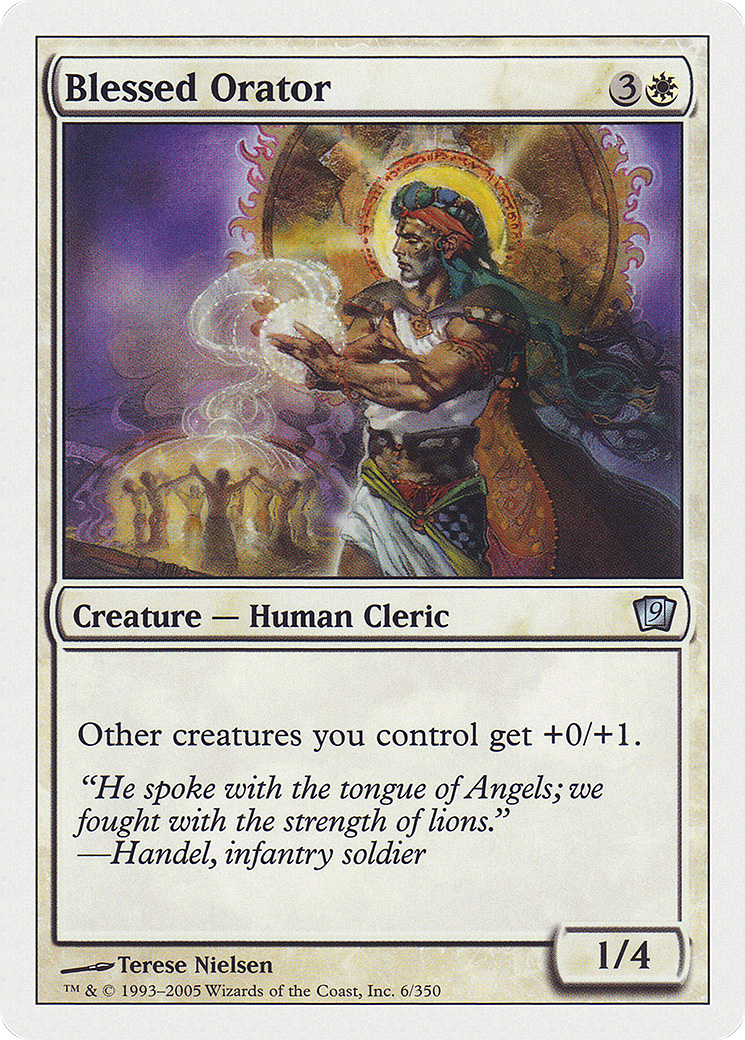 Blessed Orator (9ED-006) [9th Edition]