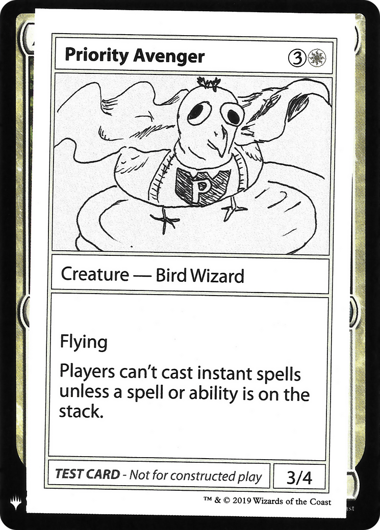 Priority Avenger [Mystery Booster Playtest Cards 2019]