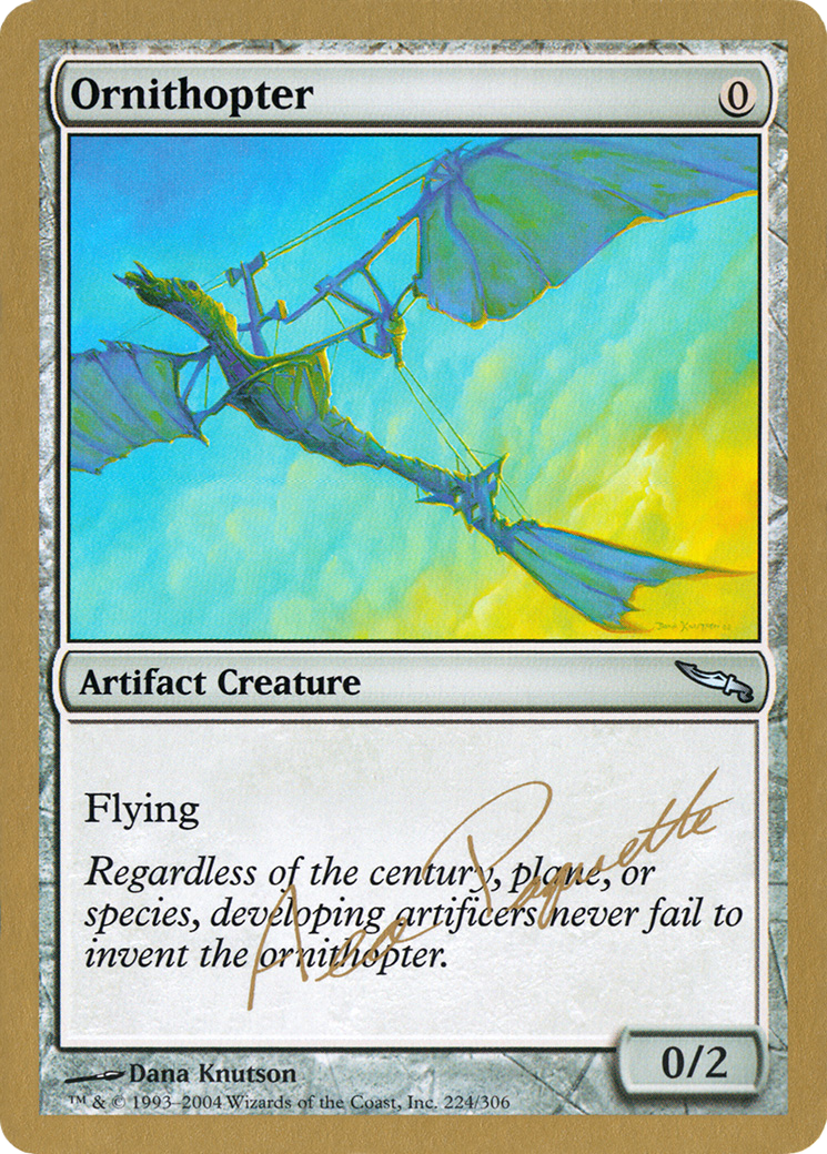 Ornithopter - 2004 Aeo Paquette (MRD) [World Championship Decks 2004]