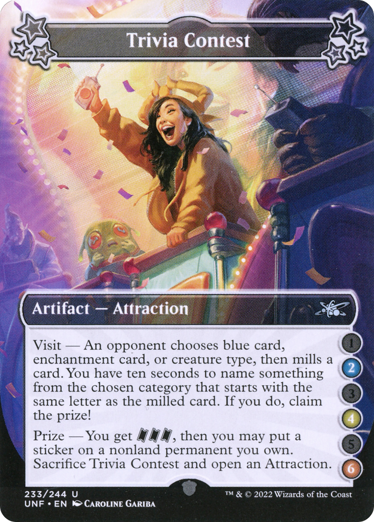 Trivia Contest (2-4-6) (UNF-233) [Unfinity]