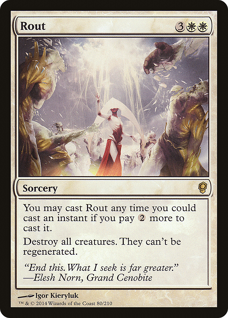 Rout (CNS-080) [Conspiracy] Foil