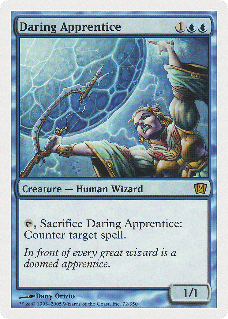 Daring Apprentice (9ED-072) [9th Edition] Foil