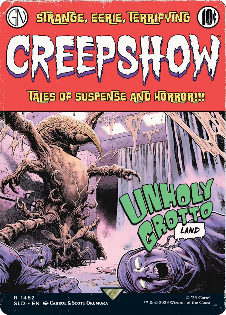 Unholy Grotto (SLD-1462) (Borderless) [Secret Lair Drop]