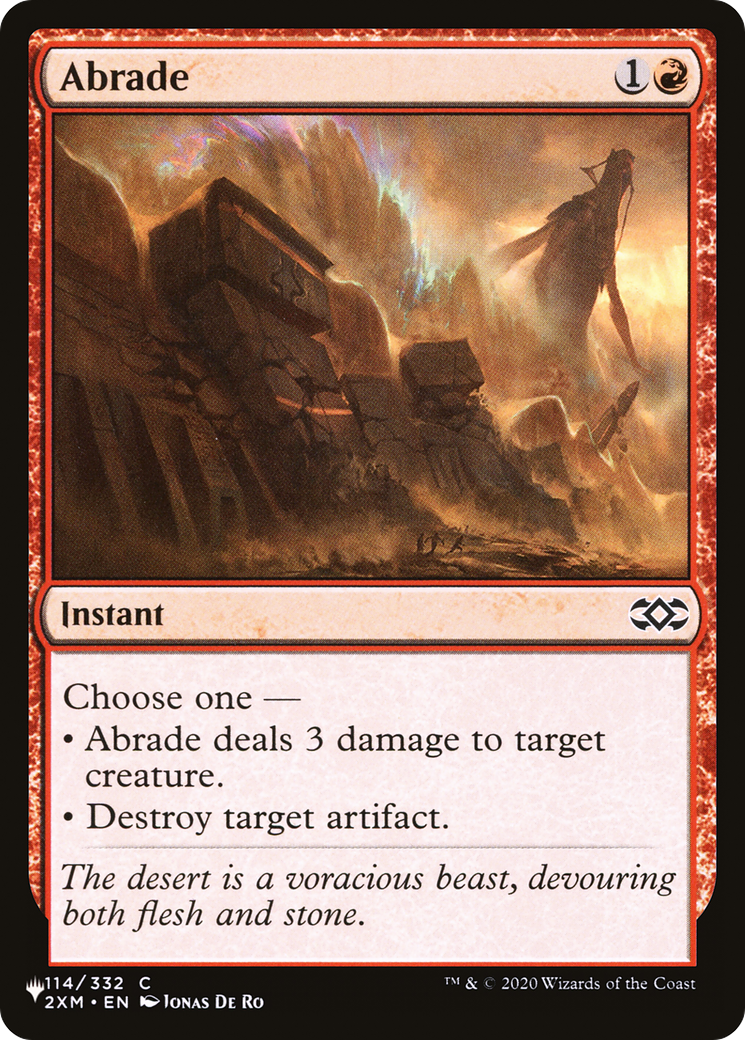 Abrade (2XM) (LIST-114/332) [The List]