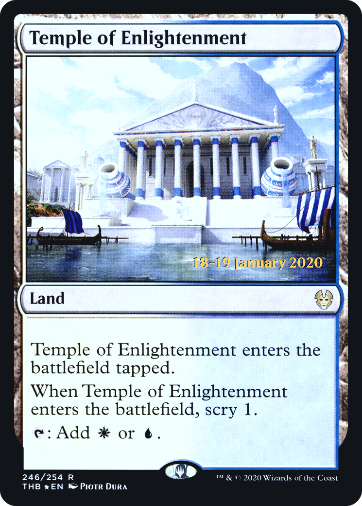 Temple of Enlightenment (PRE-246) [Theros Beyond Death Promos] Foil
