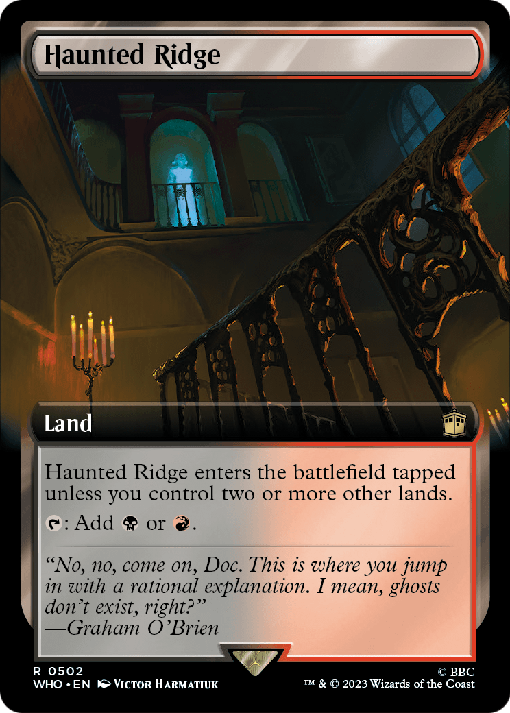 Haunted Ridge (Extended Art) (WHO-502) [Doctor Who] Foil