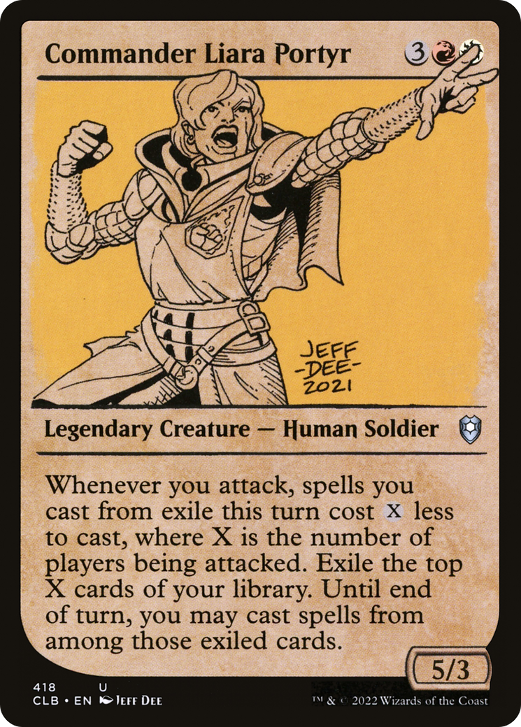Commander Liara Portyr - Foil - Showcase [Commander Legends: Battle for Baldur's Gate]