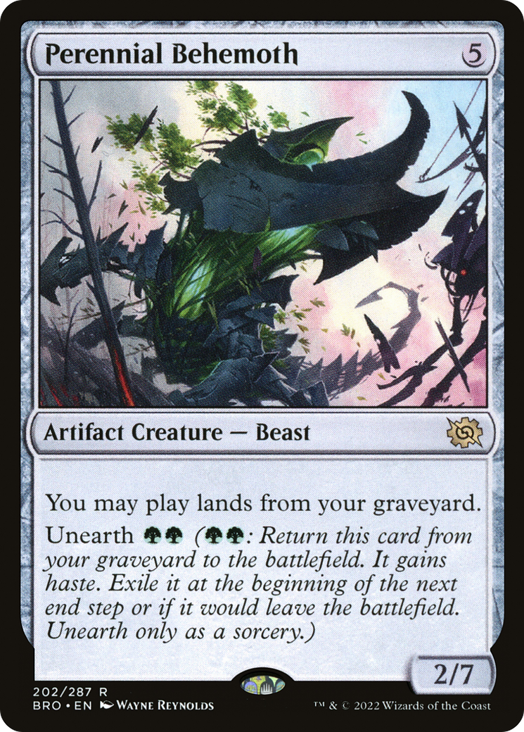 Perennial Behemoth (BRO-202) [The Brothers' War] Foil