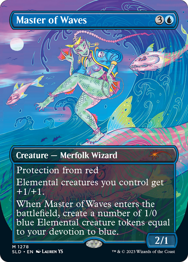 Master of Waves (SLD-1278) (Borderless) [Secret Lair Drop]