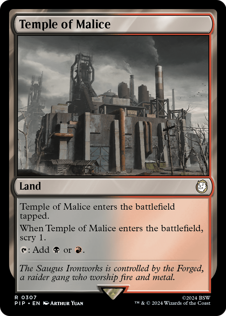 Temple of Malice (PIP-307) [Fallout] Foil