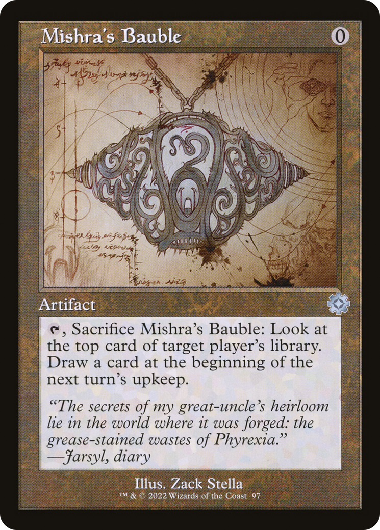 Mishra's Bauble (Schematic) (BRR-097) [The Brothers' War Retro Artifacts]