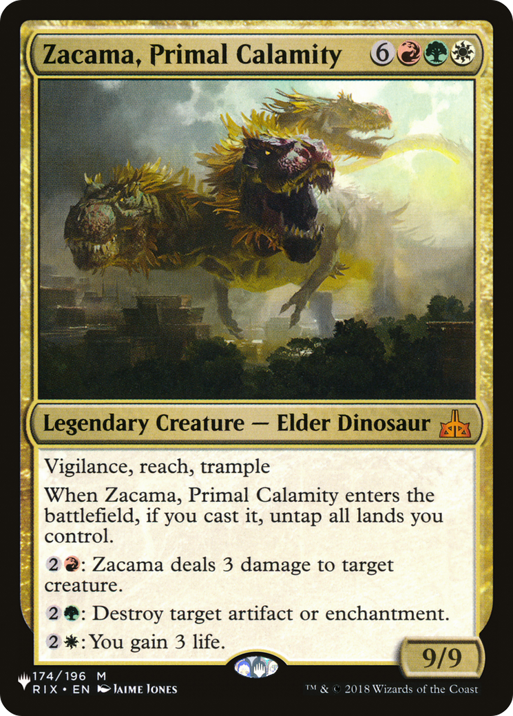 Zacama, Primal Calamity (LIST-174/196) [The List]