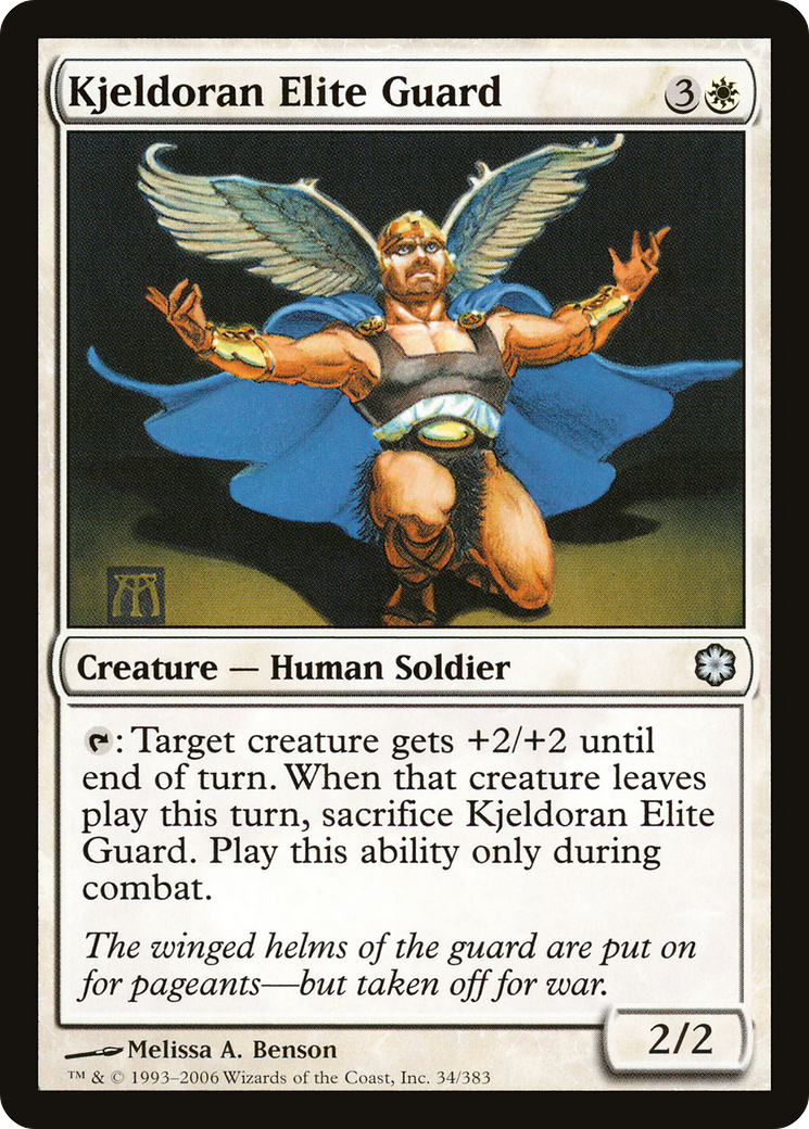 Kjeldoran Elite Guard (CTD-034) [Coldsnap Theme Decks]