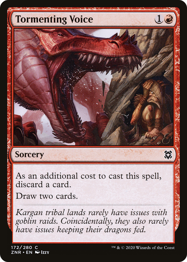 Tormenting Voice (ZNR-172) [Zendikar Rising] Foil