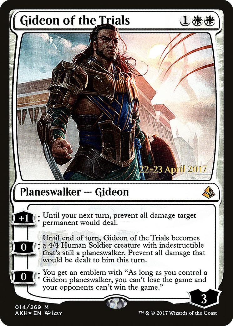 Gideon of the Trials (PRE-014) [Amonkhet Promos] Foil