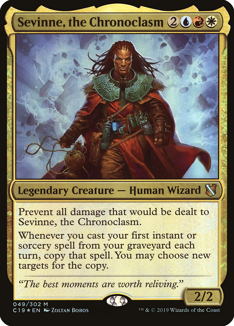 Sevinne, the Chronoclasm (Commander 2019) (OVER-049) [Commander 2019 Oversized] Foil