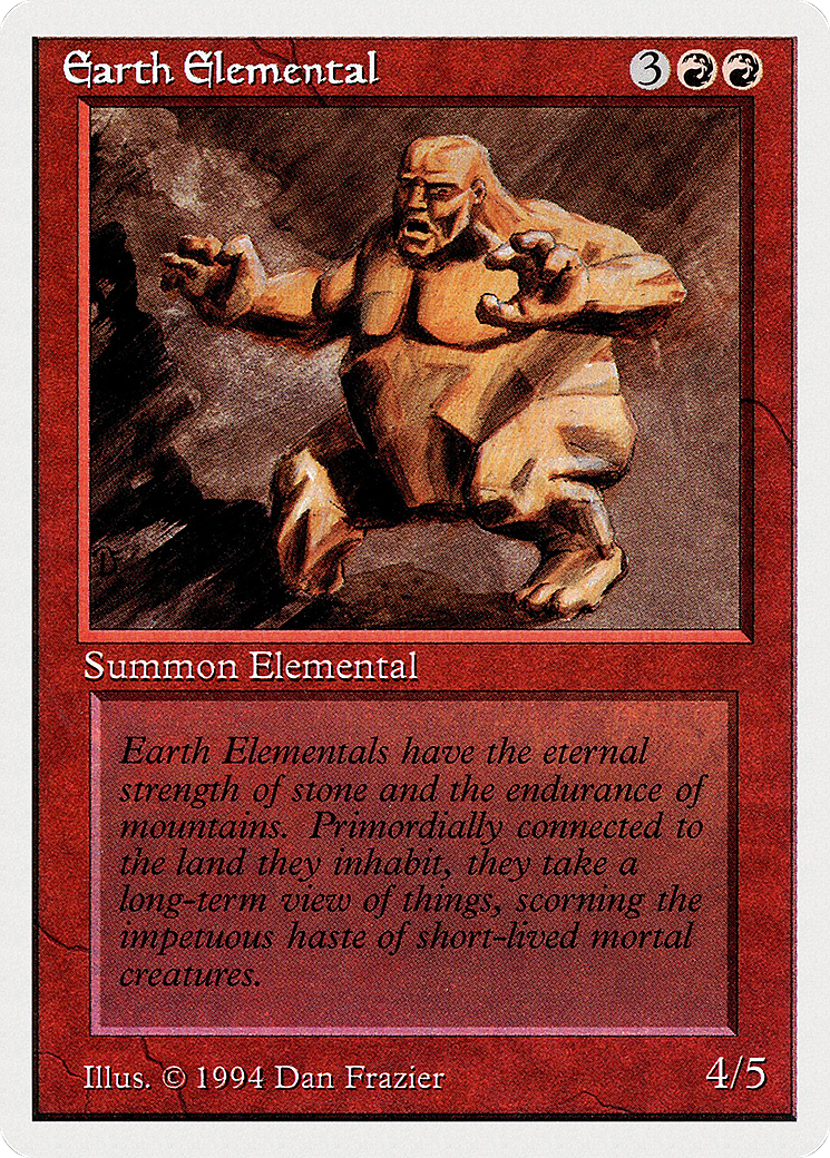 Earth Elemental (SUM-146) [Summer Magic / Edgar]