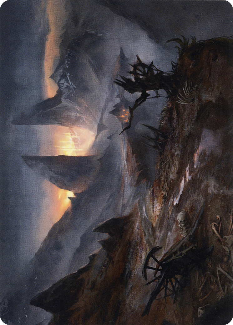 Haunted Ridge // Haunted Ridge (AMID-073) (Borderless) [Midnight Hunt Art Series] Foil