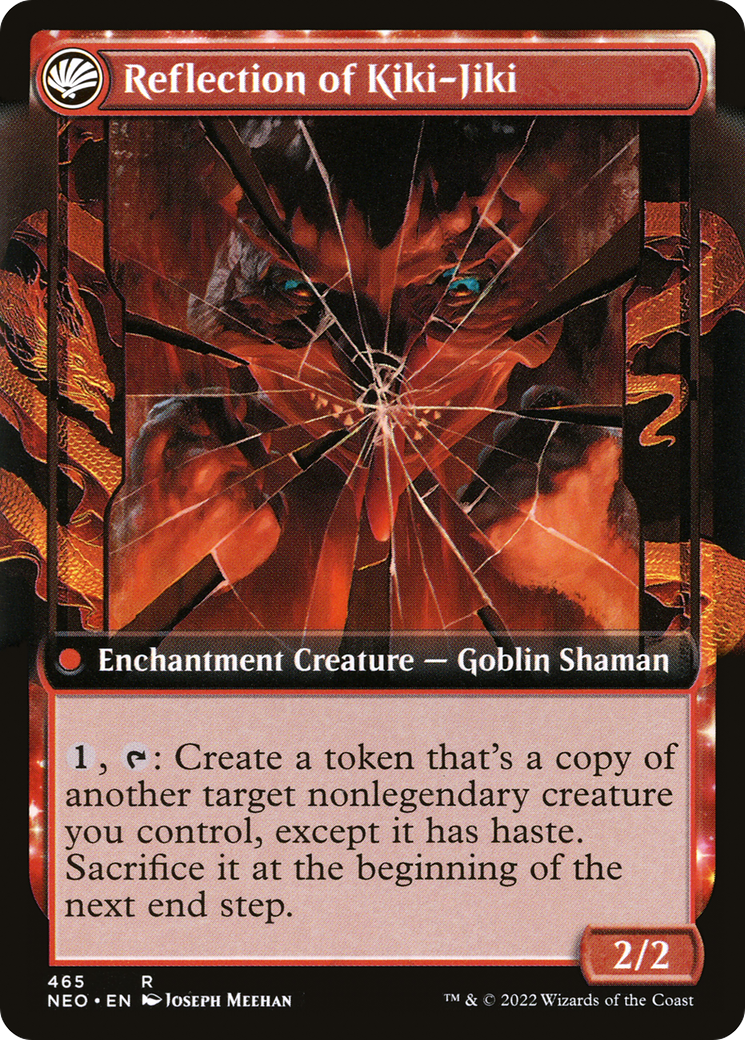 Fable of the Mirror-Breaker (Extended Art) (NEO-465) [Kamigawa: Neon Dynasty] Foil