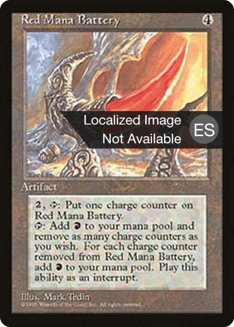 Red Mana Battery [Fourth Edition Foreign Black Border]