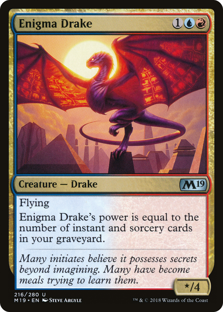 Enigma Drake (M19-216) [Core Set 2019]