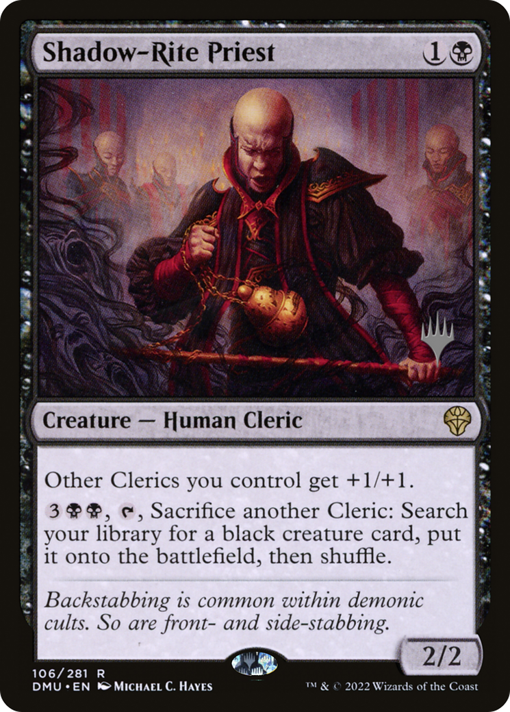 Shadow-Rite Priest (PPDMU-106) [Promo Pack: Dominaria United Promos] Foil
