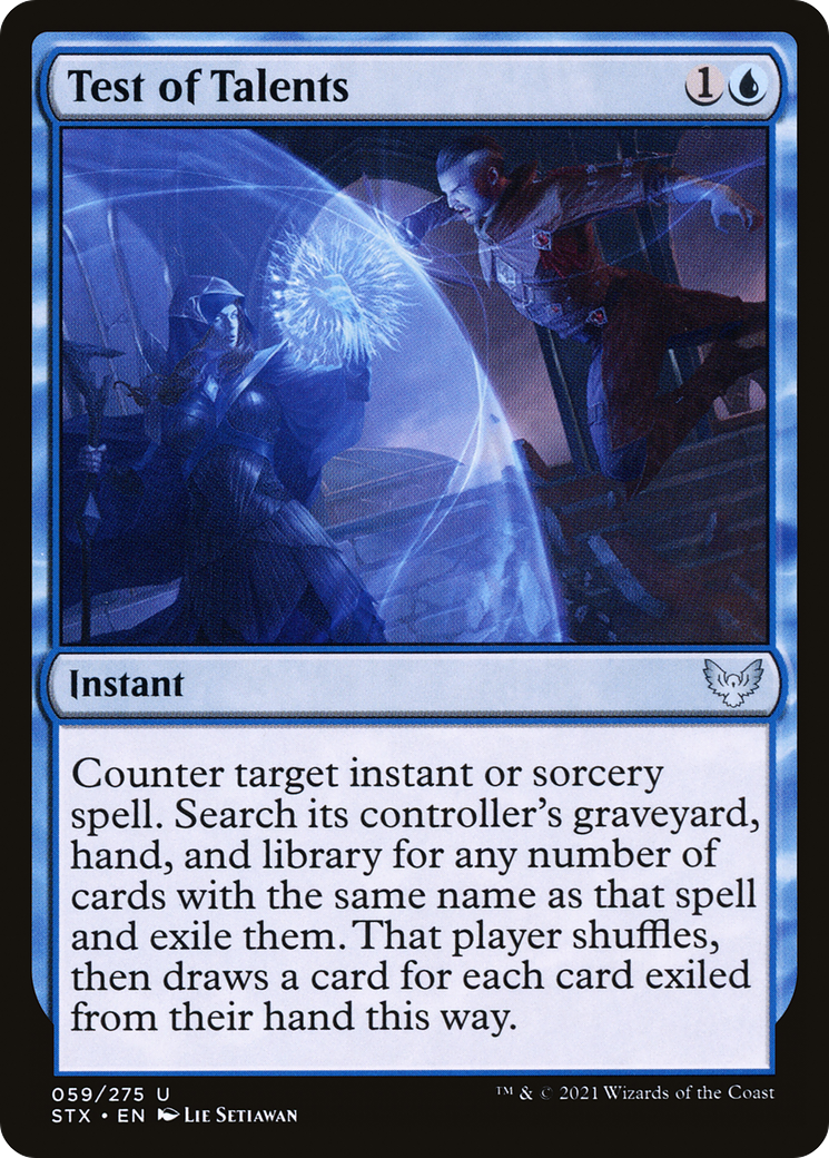 Test of Talents (STX-059) [Strixhaven: School of Mages] Foil