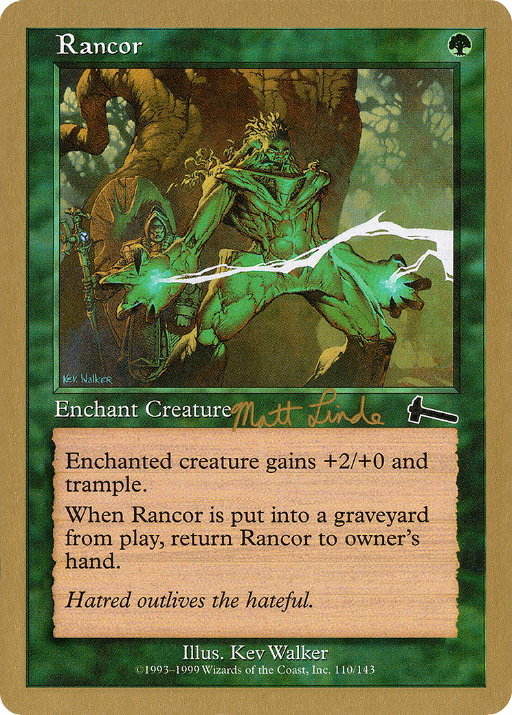 Rancor - 1999 Matt Linde (ULG) [World Championship Decks 1999]