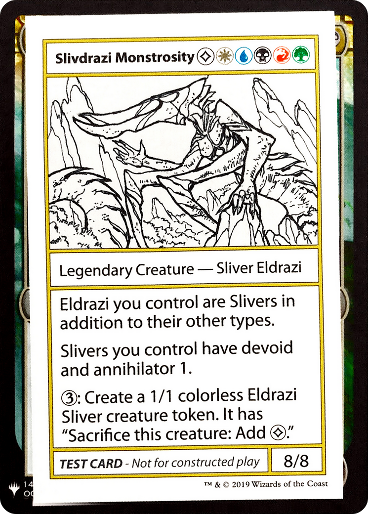 Slivdrazi Monstrosity [Mystery Booster Playtest Cards 2019]