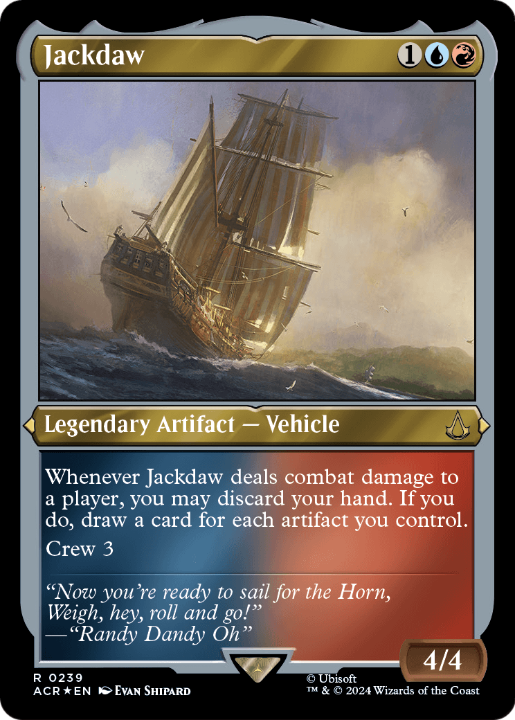 Jackdaw (Foil Etched) (ACR-239) [Assassin's Creed] Foil