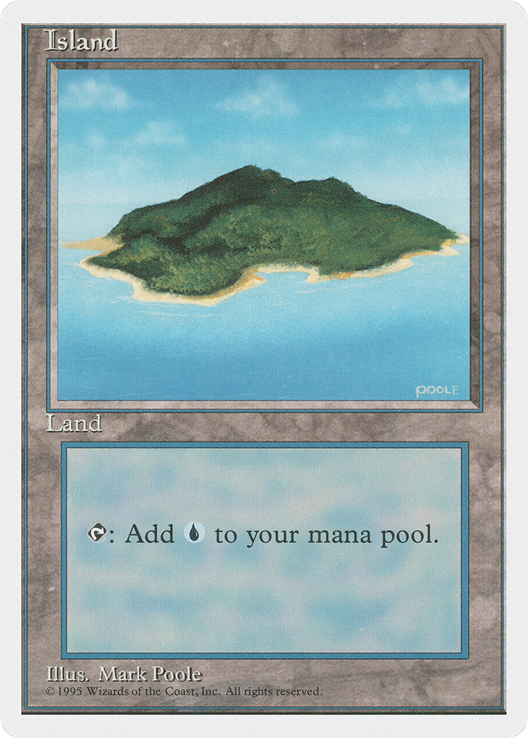 Island (B) (4ED-178) [Fourth Edition]
