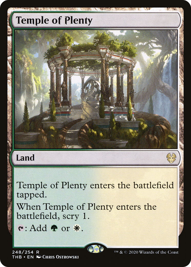 Temple of Plenty (THB-248) [Theros Beyond Death] Foil