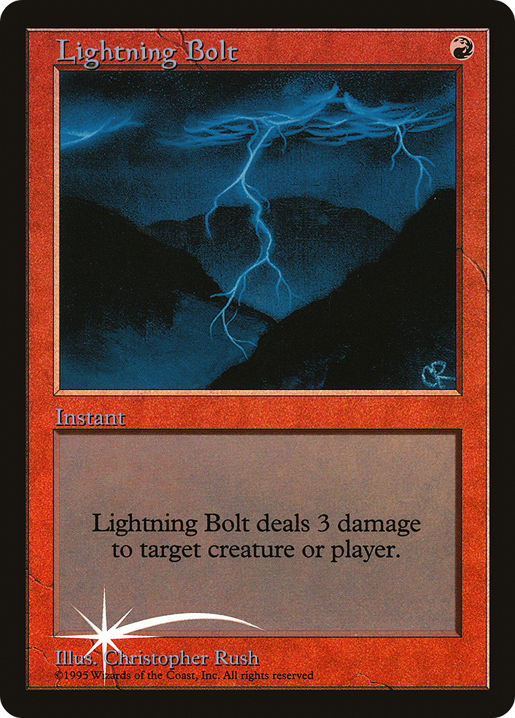 Lightning Bolt [Judge Gift Cards 1998] Foil