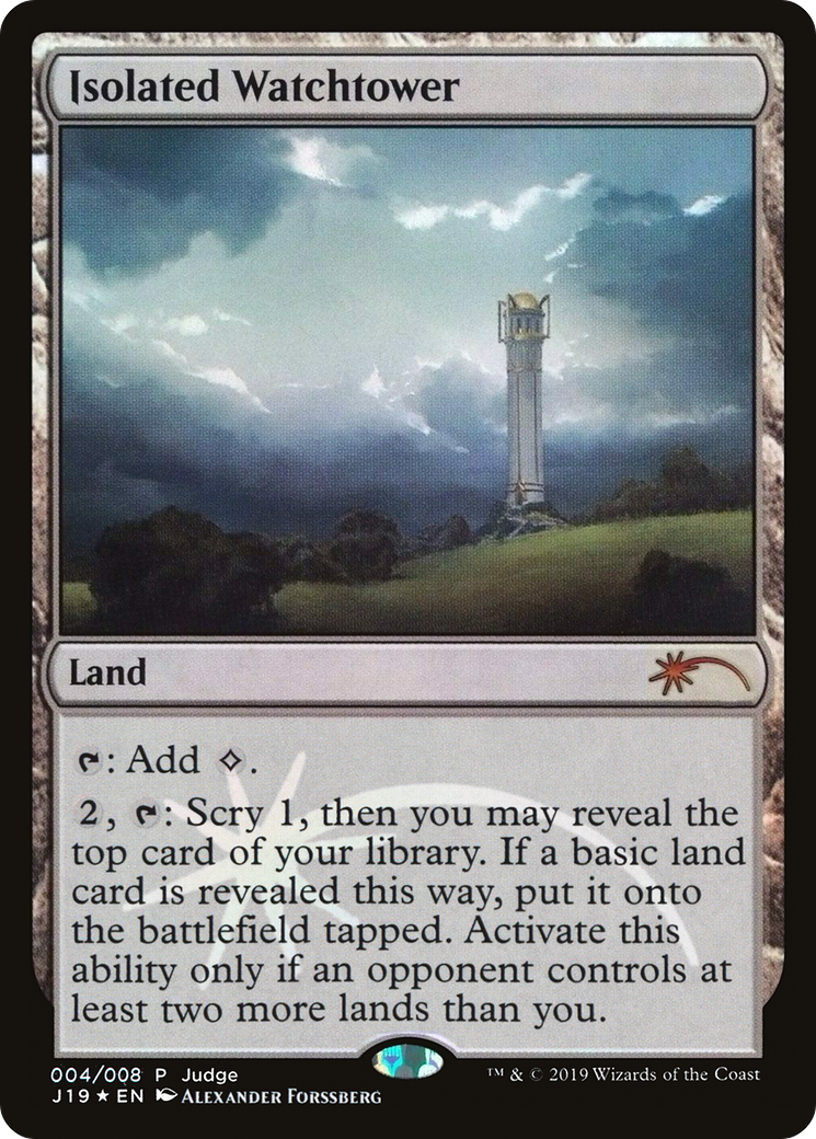 Isolated Watchtower (JDG-004) [Judge Gift Cards 2019] Foil