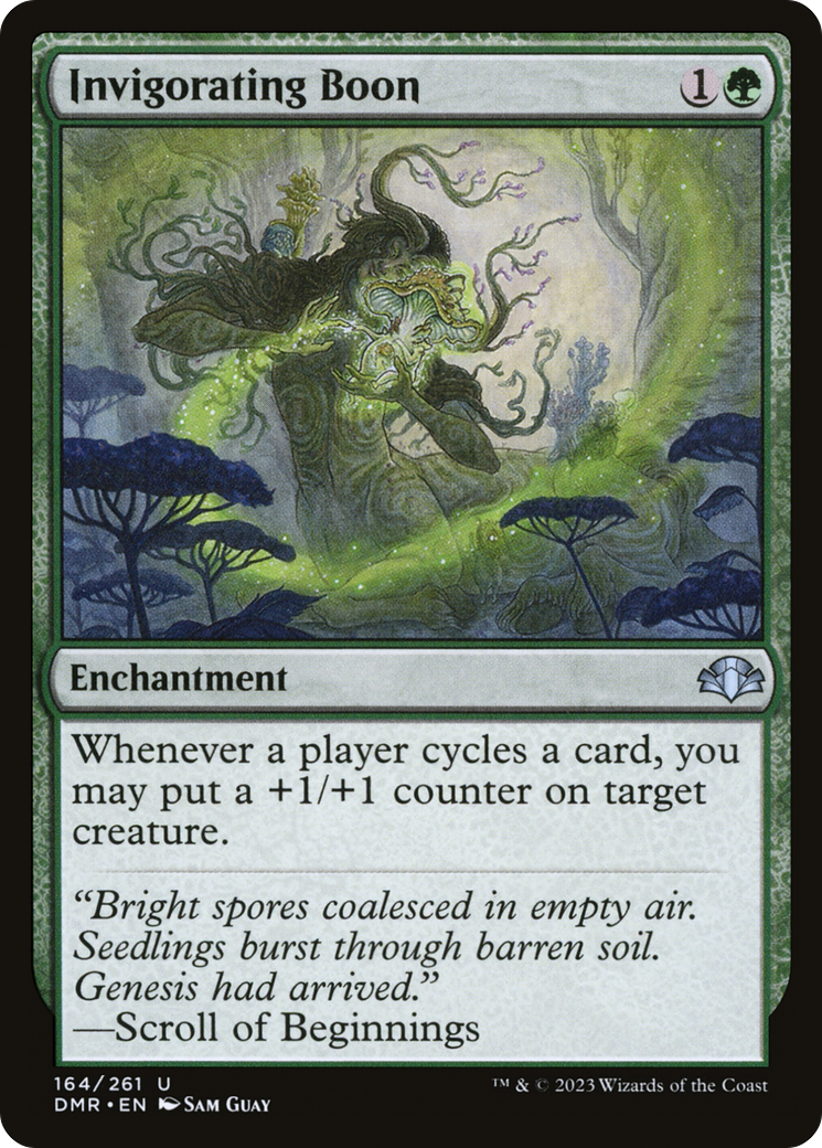 Invigorating Boon - Foil [Dominaria Remastered]