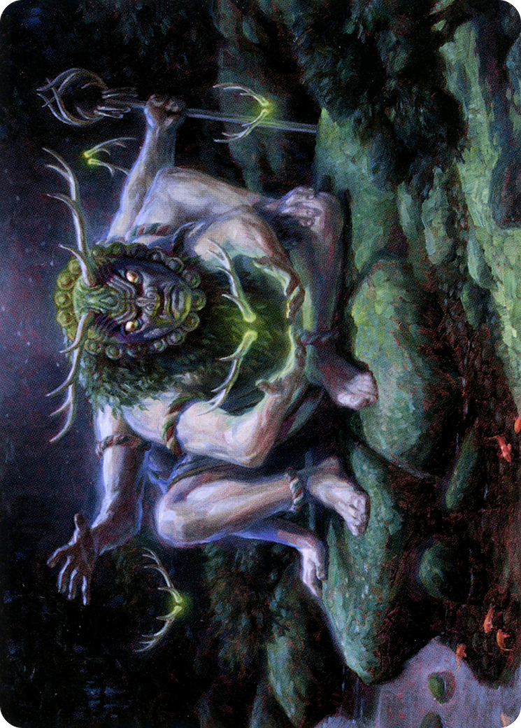 Myojin of Towering Might // Myojin of Towering Might (ANEO-034) (Borderless) [Neon Dynasty Art Series] Foil