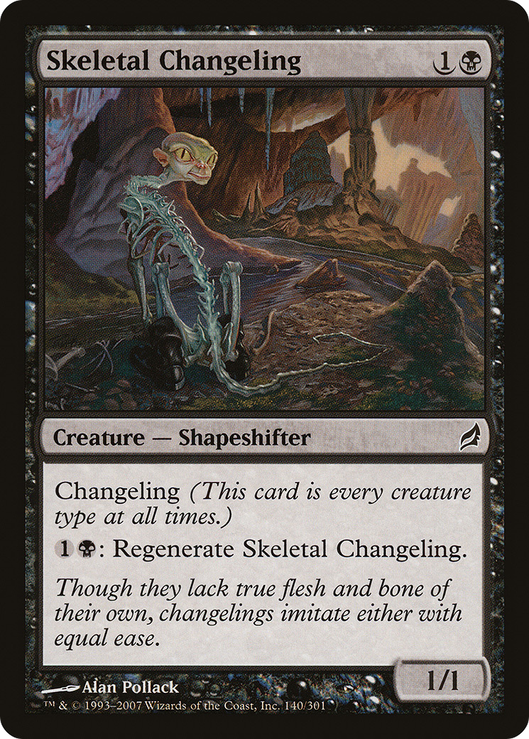 Skeletal Changeling (LRW-140) [Lorwyn] Foil