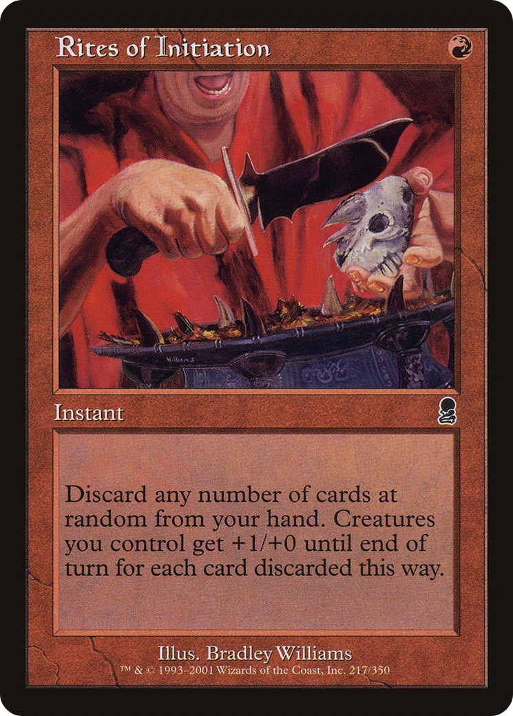 Rites of Initiation (ODY-217) [Odyssey] Foil