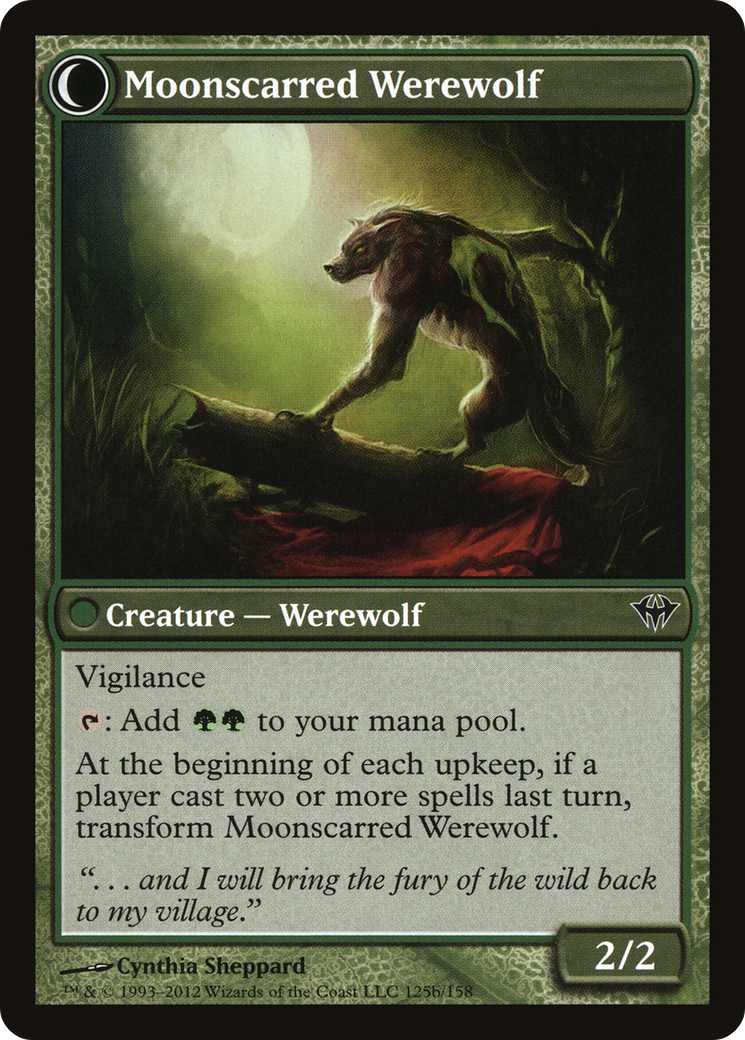 Scorned Villager (DKA-125) [Dark Ascension] Foil