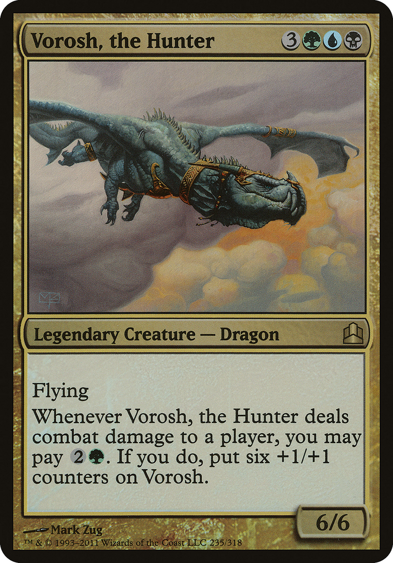 Vorosh, the Hunter (Commander 2011) [Commander 2011 Oversized] Foil