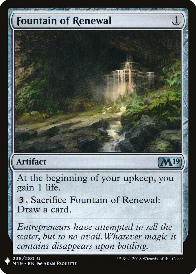 Fountain of Renewal (LIST-235) [The List]